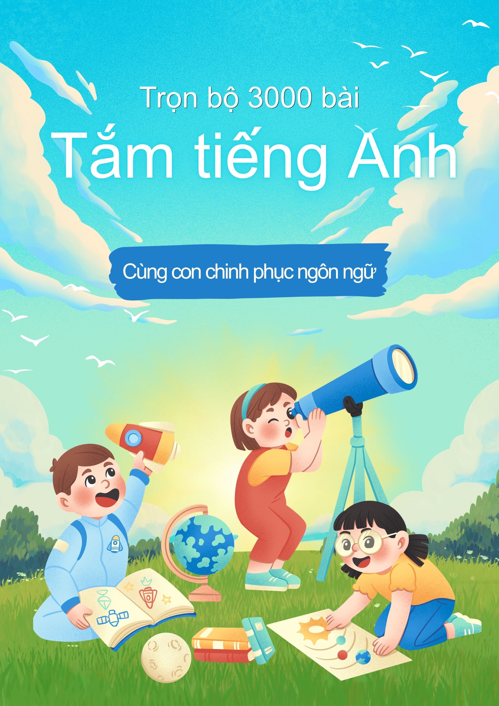 Bìa bộ 3000 bài Tắm tiếng Anh