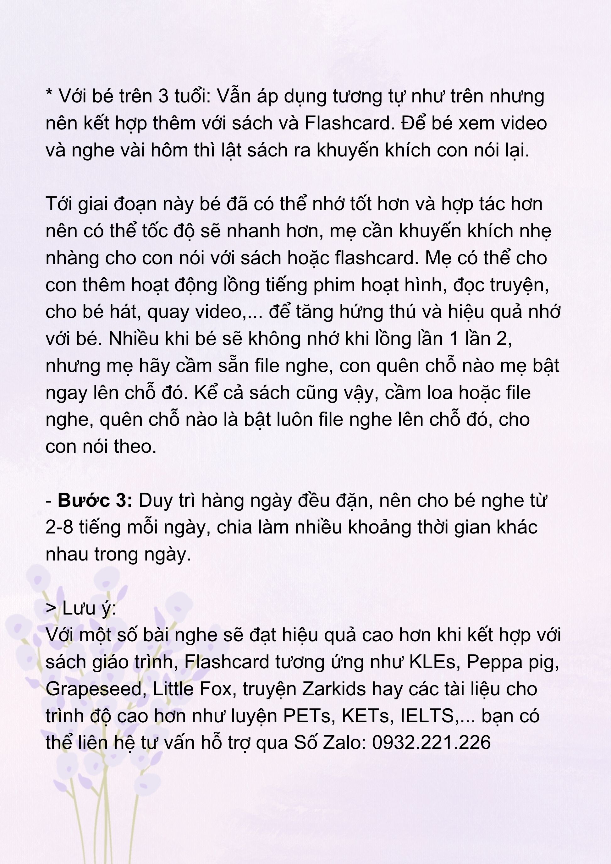 Hướng dẫn 3 bước Tắm tiếng Anh phần 2